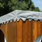 Preview: Outdoor Chill Out Lounge mit Sitzbänken und Bodenmatte