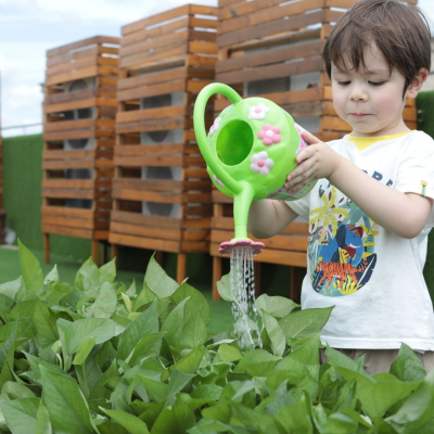 Hochbeet für die Kinderkrippe