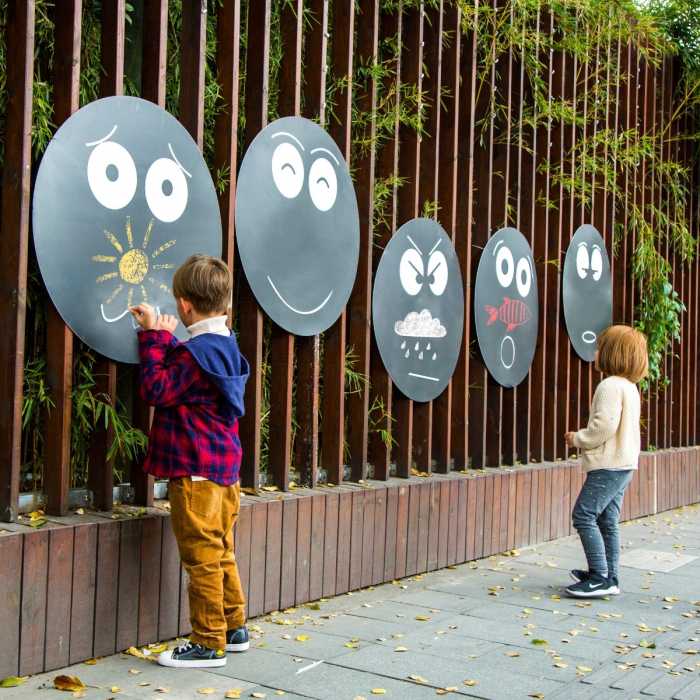 Outdoor-Spieltafel Emotionen, 5er Set