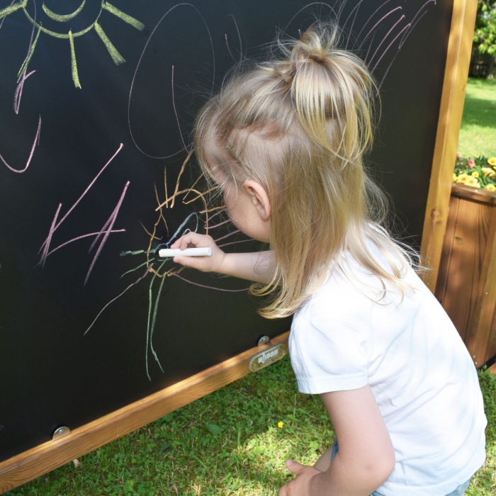 Outdoor Kreidetafel, inkl. 4 Standfüße